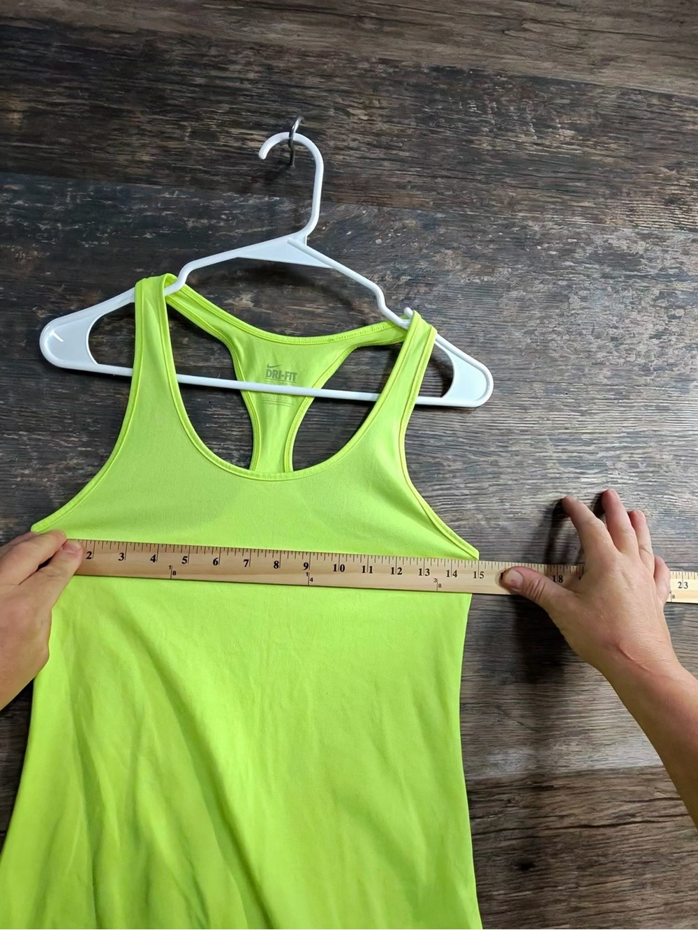 Nike Neon Lime Racerback Tank Top - Picture 3 of 6